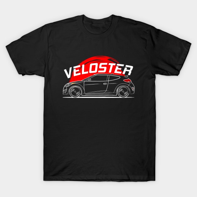 KDM Turbo Veloster Art T-Shirt by GoldenTuners